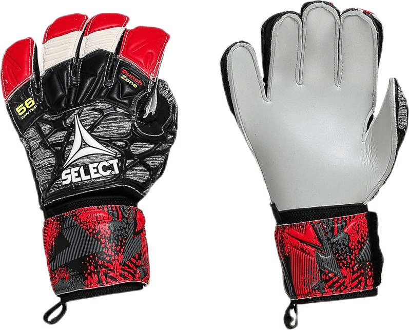 GK Gloves 56 Winther Flat Cut Grey/Red