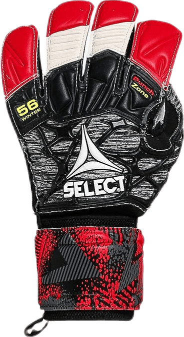 GK Gloves 56 Winther Flat Cut Grey/Red - Bild 2