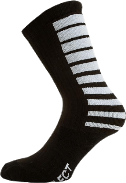 Sports socks striped long Black - Bild 2