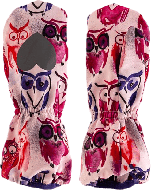 Maja Softshell Mittens Pink, Unisex, Klær, luer og caps, Rosa, 4-6