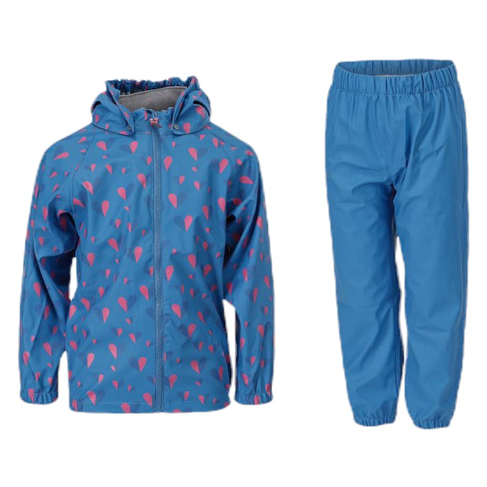 Pippi Rain Set Blue, Unisex, Vaatteet, Tracksuits ja haalarit, Sininen, 110
