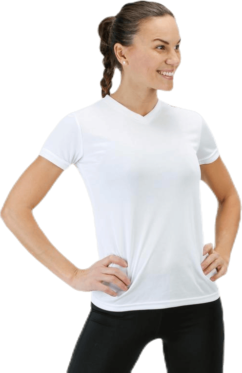 Base Cool T-Shirt White, Female, Odzież, Podkoszulek, Bieganie, Biały, XL