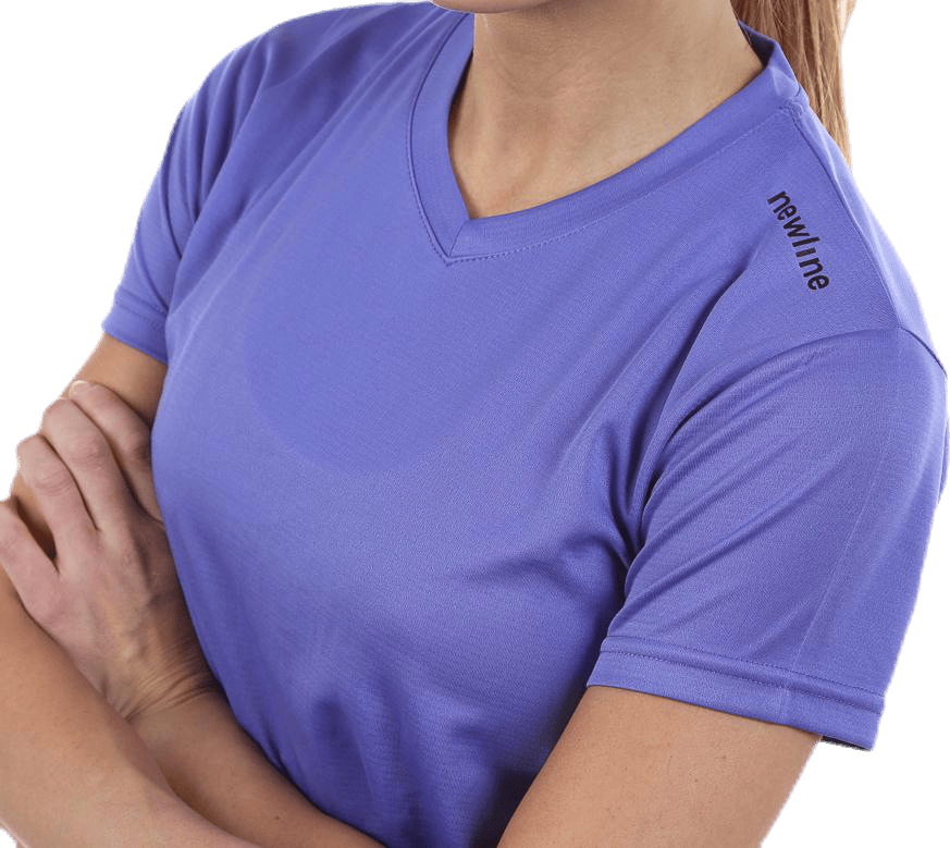 W Base Cool T-Shirt Purple - Bild 5