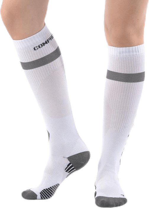 Compression Sock  White