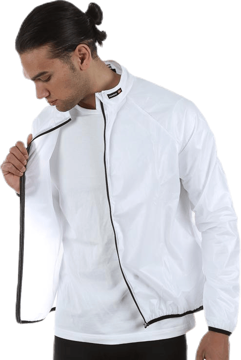Bike Rain Jacket White - Bild 4