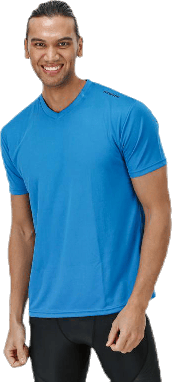 Base Cool T-Shirt Blue, Male, Odzież, Podkoszulek, Bieganie, Niebieski, XXXL