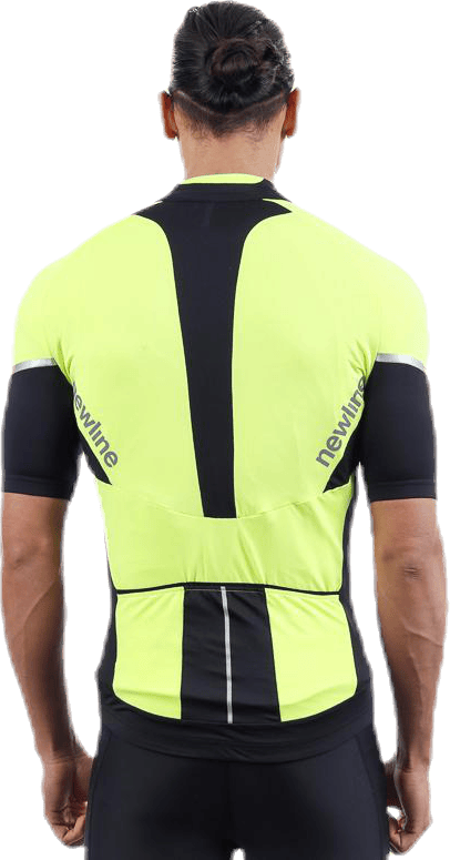 Bike Stretch Jersey Black/Yellow - Bild 2