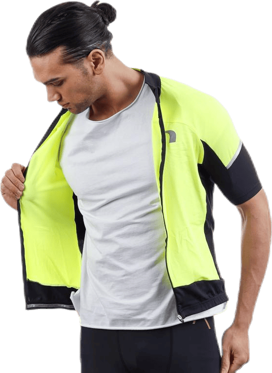 Bike Stretch Jersey Black/Yellow - Bild 4