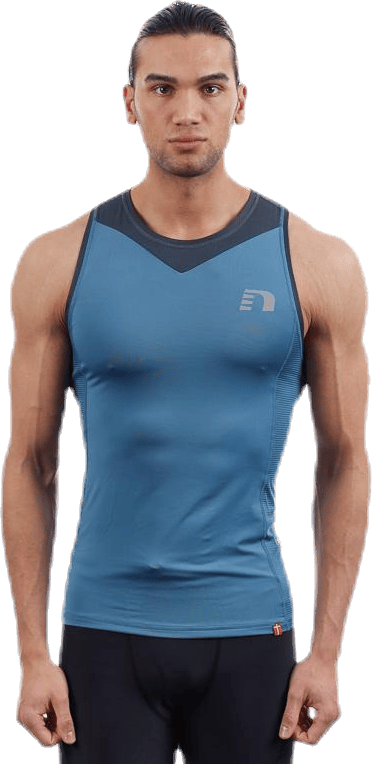 Iconic Vent Stretch Top M Blue