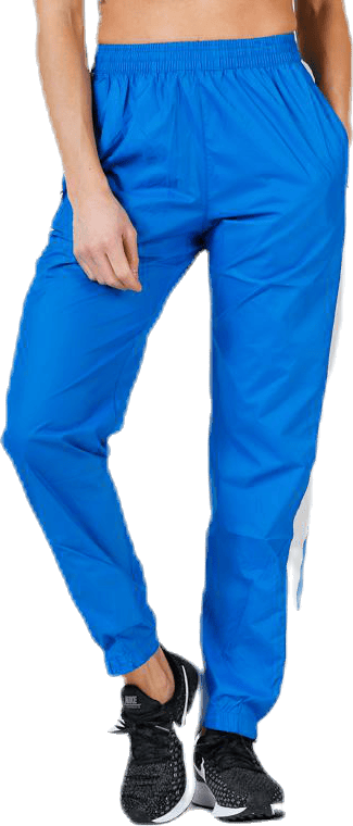 Black Track Cross Pants Blue