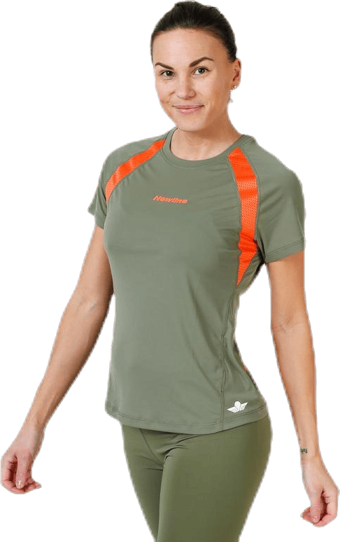 Black Feather Tee Green