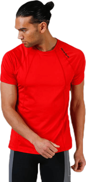 Black Tee Blue, Male, Vêtements, T-shirt, Courses, Bleu, S