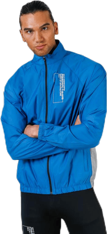 Black Track Jacket Blue, Male, Apparels, jackets, Running, Blue, S