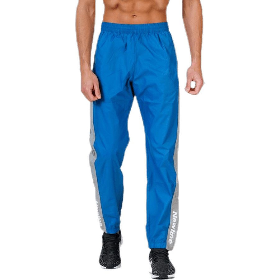 Black Track Pants Blue