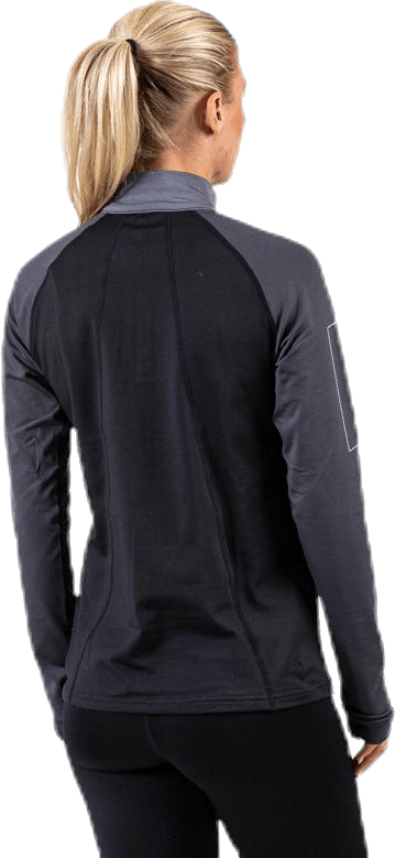 Warm Zip Shirt Black/Grey - Bild 3