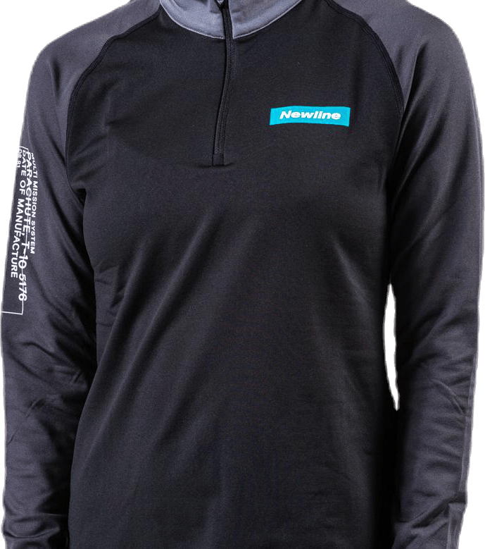 Warm Zip Shirt Black/Grey - Bild 4