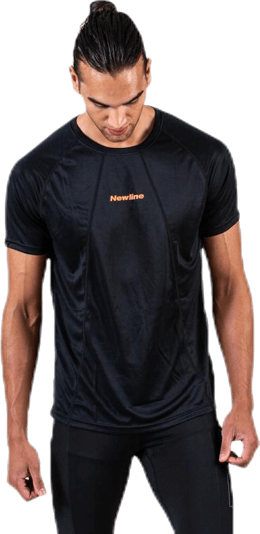 Training Tee Black, Male, Apparels, T-shirt, Running, Black, XXL
