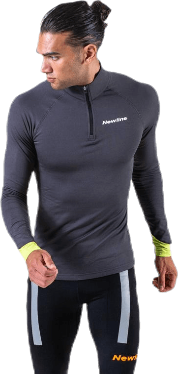 Thermal Power Shirt Green/Grey, Male, Odevy, bundy, Beží, Zelená/Šedá, XXL