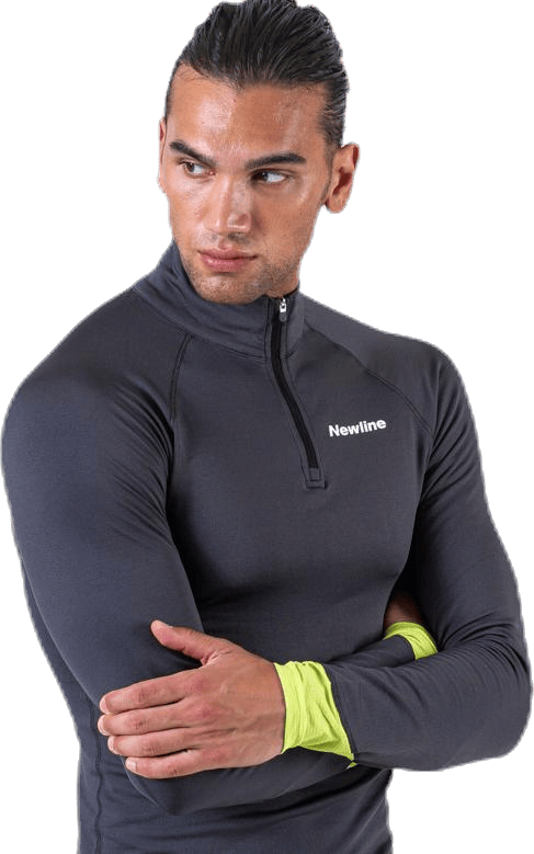 Thermal Power Shirt Green/Grey - Bild 4