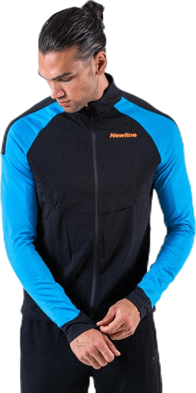 Comfort Jacket Blue/Black, Male, Ropa, chaquetas, Running, Azul/Negro, S