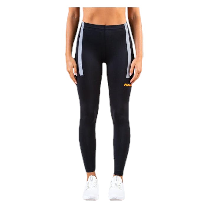 Visio Tights Orange/Black, Female, Apparels, Leggings, Running, Orange/Black, XS