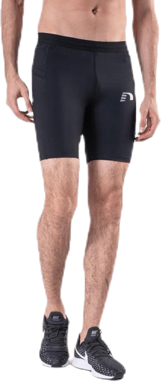 Tech Sprinters Black, Male, Apparels, Leggings, Running, Black, S