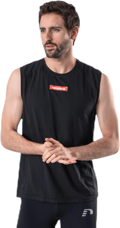 Tank Black, Male, Ropa, Tops, Running, Negro, S