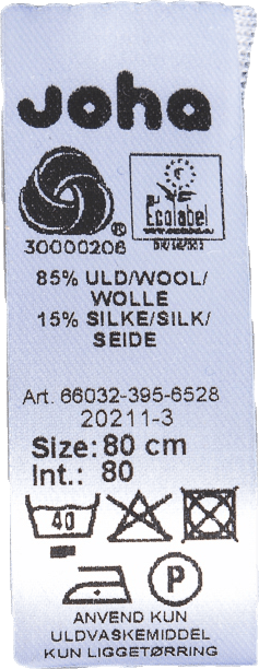 Body Short Sleeves Ull/Silke Blue - Bild 5