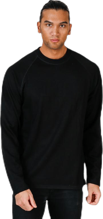 Sweatshirt Bamboo Black, Male, Kleding, Overhemden, Zwart, M