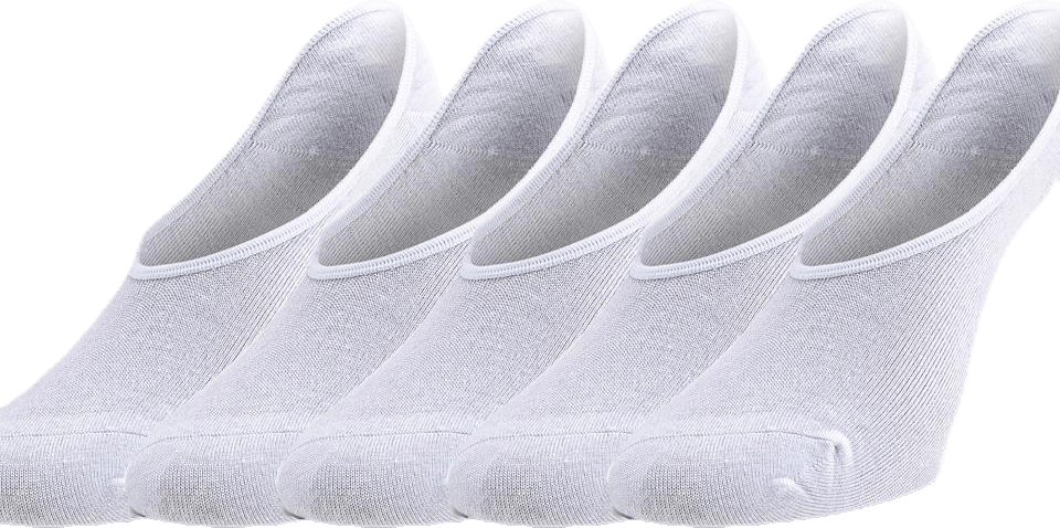 Ankle Socks Bamboo 5-pack White