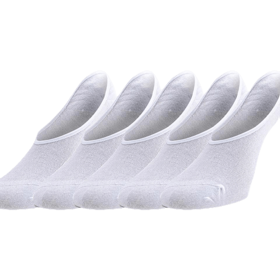 Ankle Socks Bamboo 5-pack White