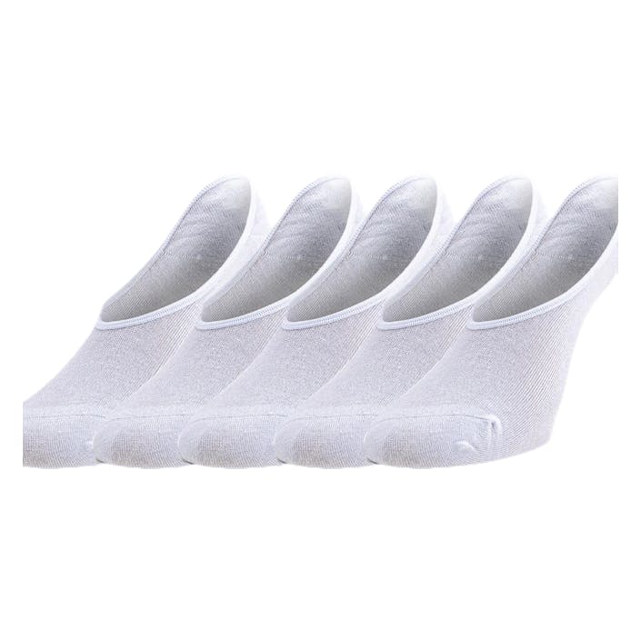 Ankle Socks Bamboo 5-pack White, Male, Odzież, Skarpety, Trening, Biały, 40-45