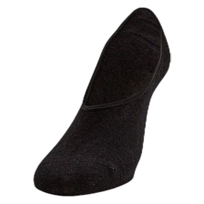 No Show Socks Bamboo 5-pack Black, Male, Apparels, Socks, Running, Black, 40-45