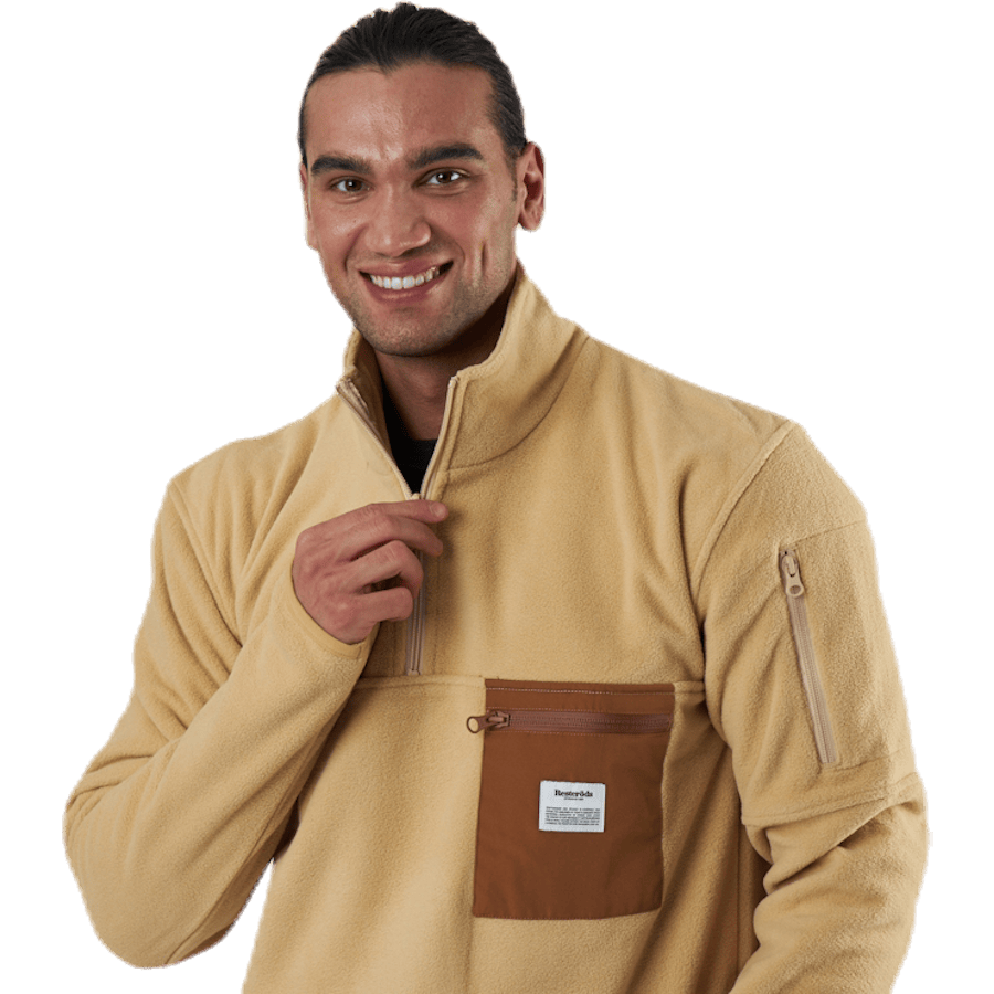 Recycled Polyester Pullover Beige