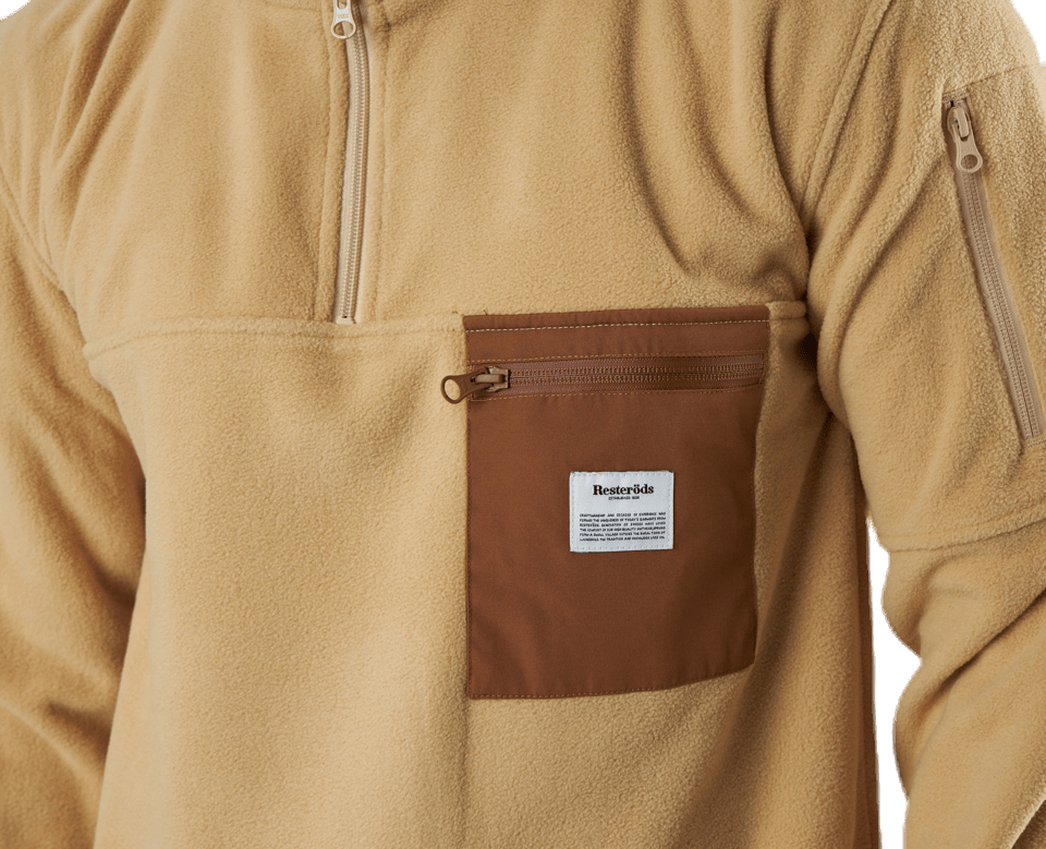 Recycled Polyester Pullover Beige - Bild 4