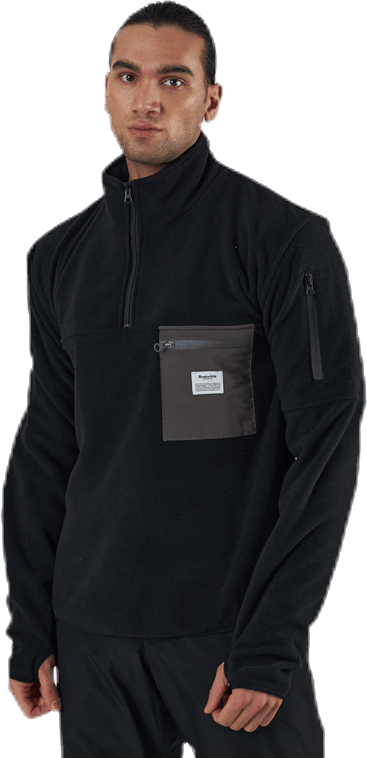 Recycled Polyester Pullover Black, Male, Vêtements, Chemises, Noir, L