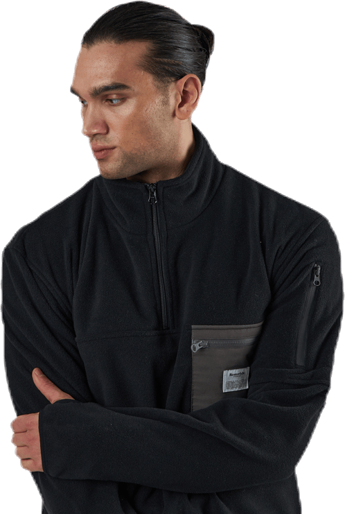Recycled Polyester Pullover Black - Bild 4