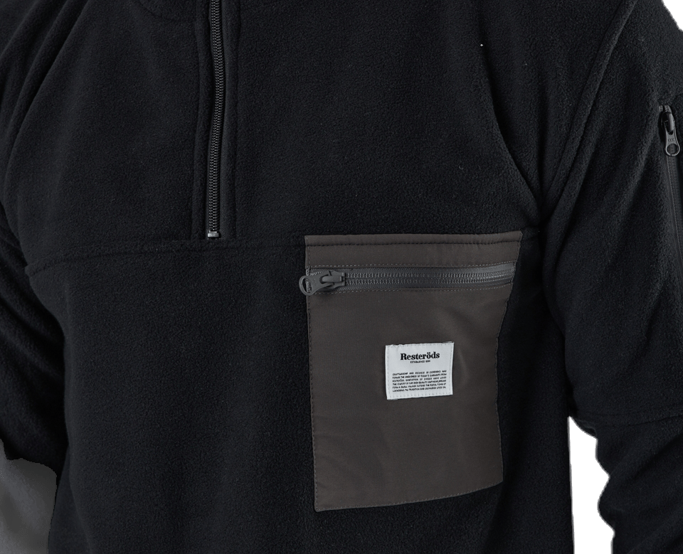 Recycled Polyester Pullover Black - Bild 5