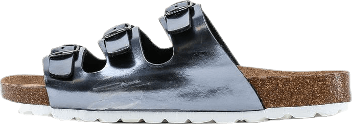 Rosario Slipper Silver, Female, Chaussures, Sandales et Pantoufles, Argenté, EU 38