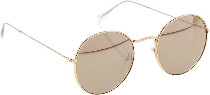 Bow Sunglasses Gold, Unisex, Ekwipunek, okulary, Złoto, ONESIZE