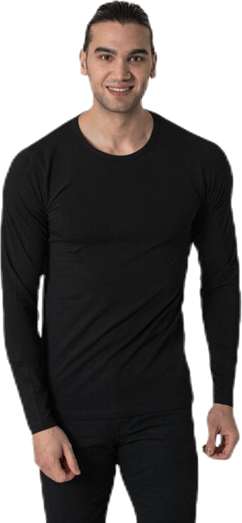 Basic O-Neck Tee L/S Black