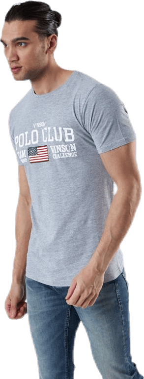 Johnny T-Shirt Grey, Male, Ropa, Camiseta de manga corta, Gris, XL