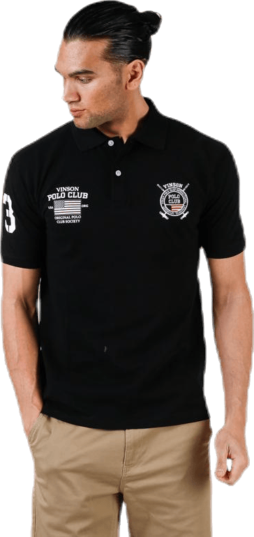 Julio Polo Black, Male, Vêtements, T-shirt, Noir, XL