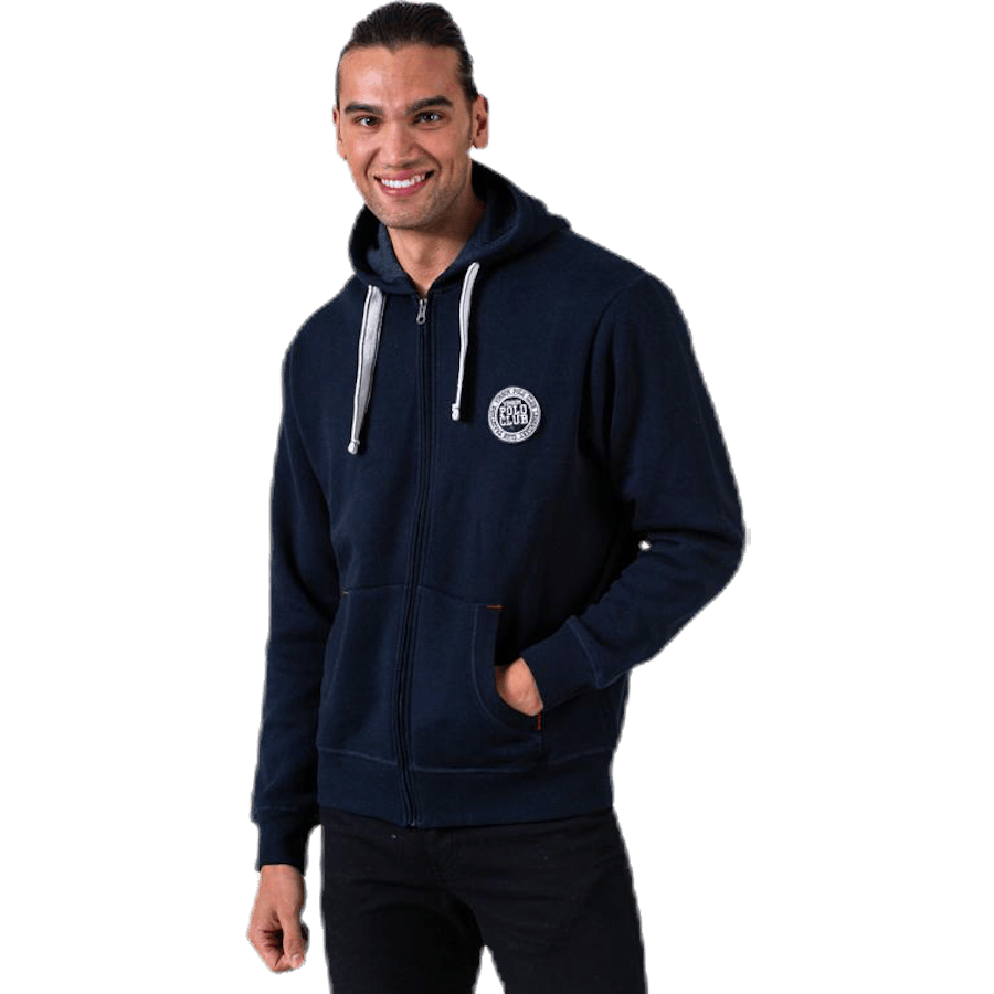 Krew Sweatshirt Full Zip Blue