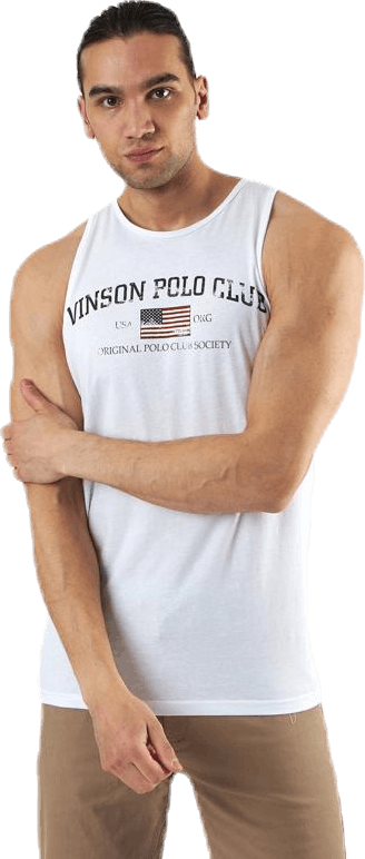 Josiah Tanktop White, Male, Kleding, Tops, Wit, XL