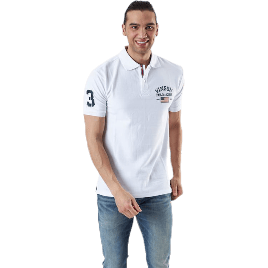 Leslie Pique Shirt White