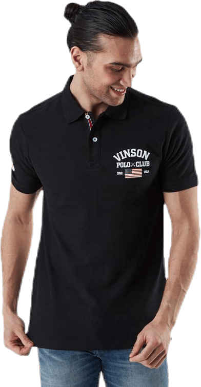 Leslie Pique Shirt Black