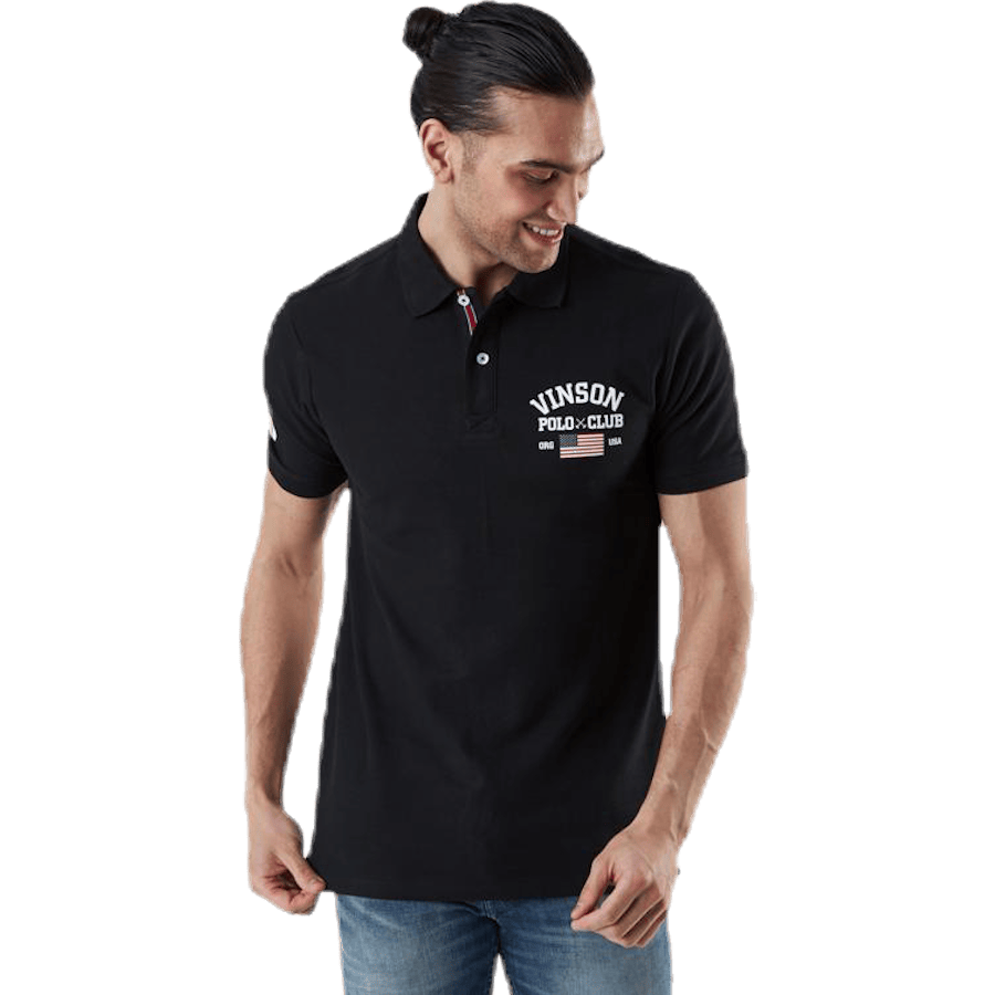 Leslie Pique Shirt Black
