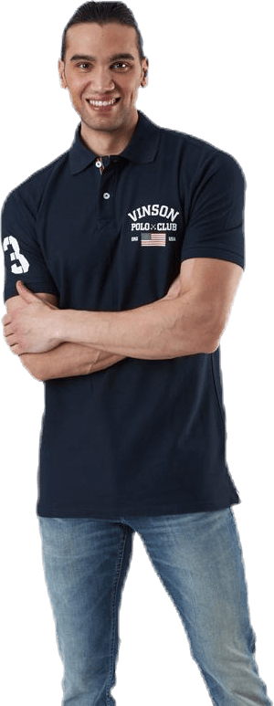 Leslie Pique Shirt Blue - Bild 3