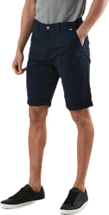 Garret Chino Shorts Blue, Male, Kleding, Korte broek, Blauw, S